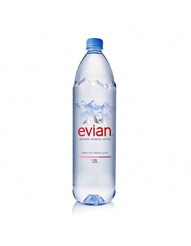 Evian Natural Mineral Water Bottle 12 X 1.25L