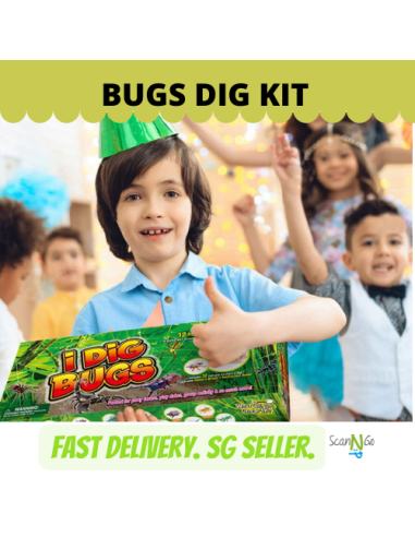 12 pcs BUGS Dinosaur Fossils Archaeological...