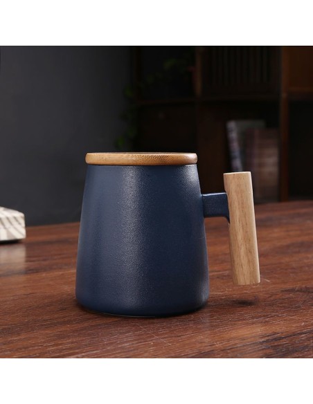 Nordic Inspired Design TEA CUP Mug with Strainer High Heat Resistant Ceramic Coffee Hot Chocolate Cup