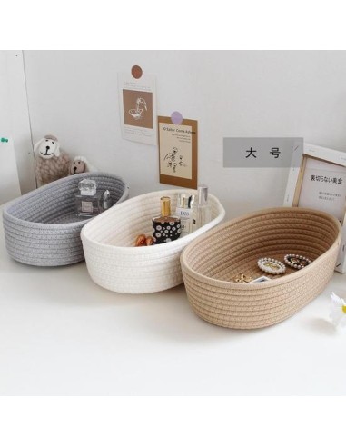 Nordic Style Woven Storage Organiser BASKET...
