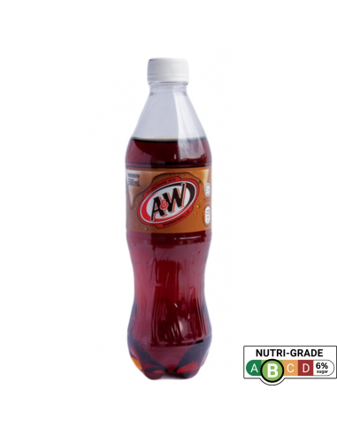 A&W Sarsaparilla Root Beer Bottle 24 X 500ml