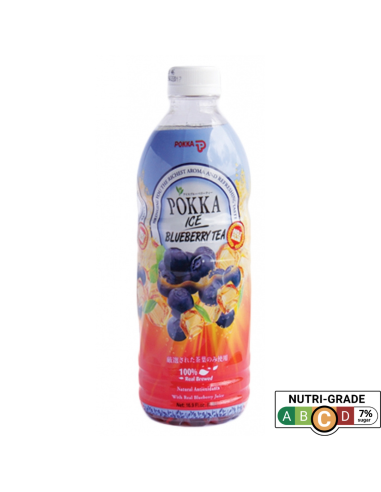 Pokka Ice Blueberry Tea Bottle 24 X 500ml