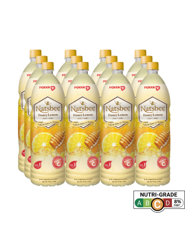 Pokka Natsbee Honey Lemon Bottle 12 X 1.5L