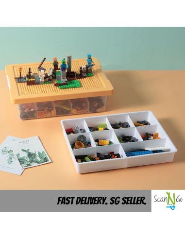 LEGO Inspired STORAGE Box For Toys Organiser...