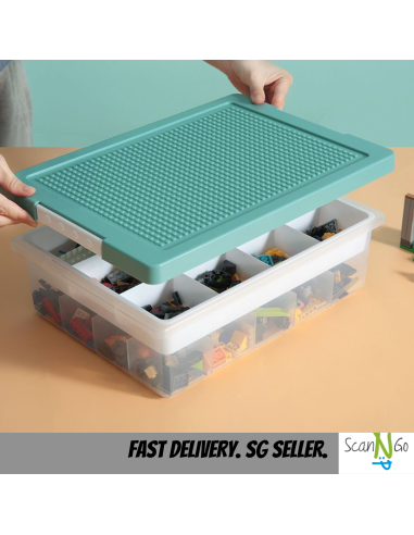 LEGO Inspired STORAGE Box For Toys Organiser...