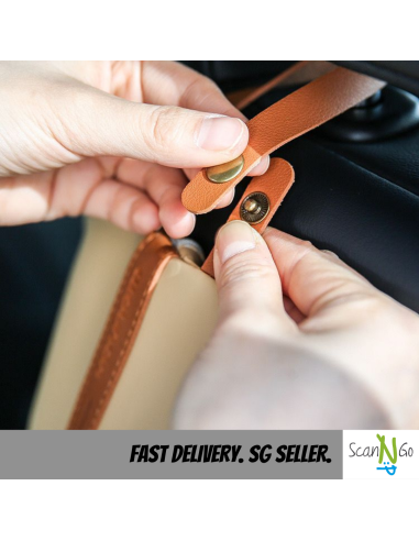 PU LEATHER CAR TISSUE BOX Napkin Facial Tissue...