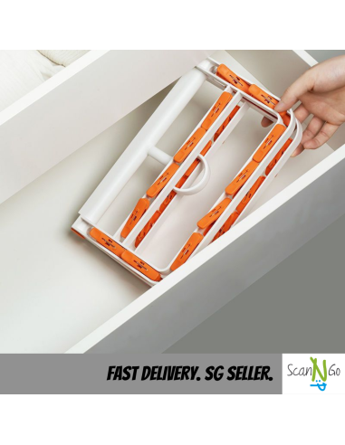 Foldable CLOTH HANGAR Clothespin 24 Clips Pegs...
