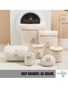 7X sets of LAUNDRY BAG Mesh Washing Bag Underwear Bra...