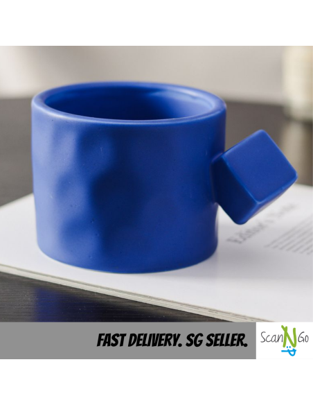 Nordic Coffee Mug Ceramic Multi Color Minimalistic Design Modern Tea Cup Breakfast Milk Matte Surface