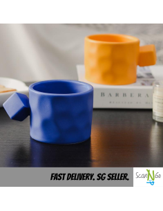 Nordic Coffee Mug Ceramic Multi Color Minimalistic Design...