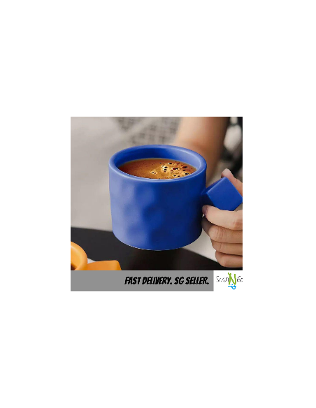 Nordic Coffee Mug Ceramic Multi Color Minimalistic Design Modern Tea Cup Breakfast Milk Matte Surface