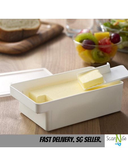 Japanese Butter Cutting Storage Box With Lid Cheese Container Fresh-Keeping Box