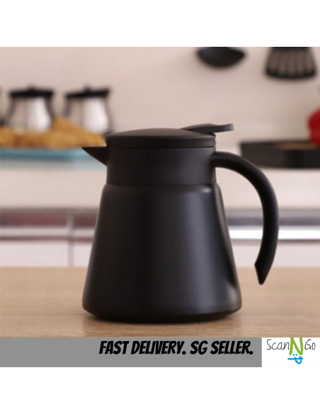 Stainless Steel Vacuum Insulated Thermal Coffee Pot Water Pitcher Flask