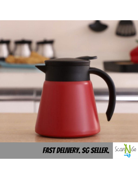 Stainless Steel Vacuum Insulated Thermal Coffee Pot Water Pitcher Flask