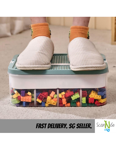 LEGO Inspired STORAGE Box 2 TIER For Toys...