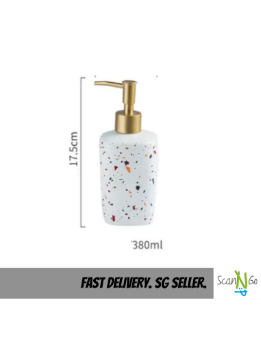 Terrazzo design BATHROOM ACCESSORIES Shampoo...