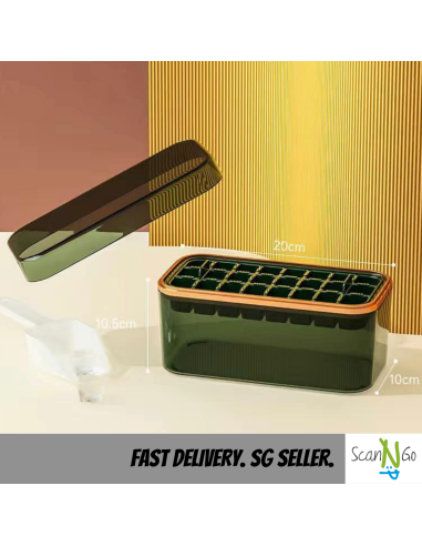 24X Silicone Ice Maker ICE CUBE TRAY Mold...