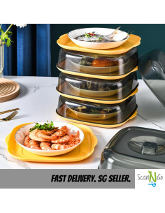 Modern Tudung Saji Bertingkat  Stackable Food Insulation... 2