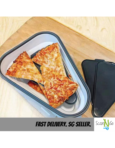 Silicone Pizza Pack Reusable Storage Container...