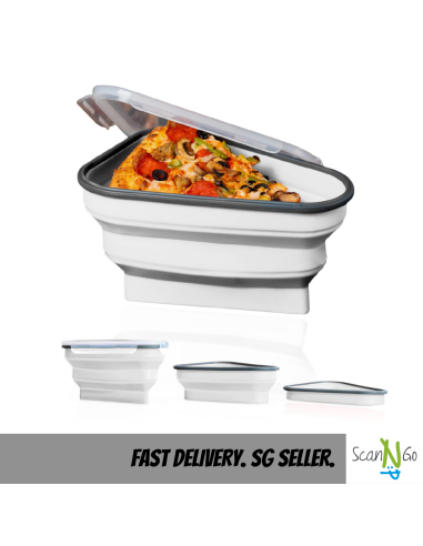 Silicone Pizza Pack Reusable Storage Container...