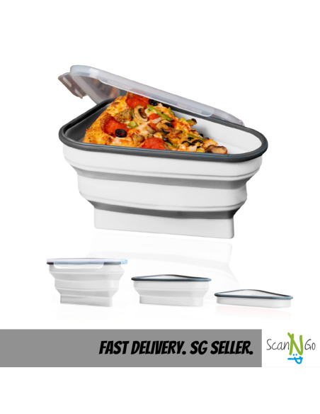 Silicone Pizza Pack Reusable Storage Container Food Safe Quality Collapsible Microwaveable Amazon Bestseller