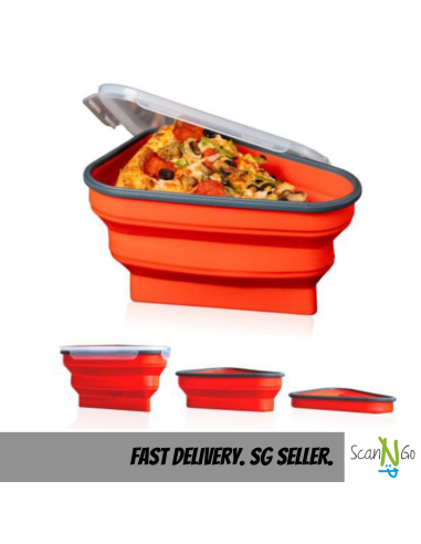 Silicone Pizza Pack Reusable Storage Container...