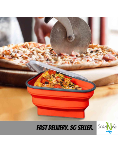 Silicone Pizza Pack Reusable Storage Container...