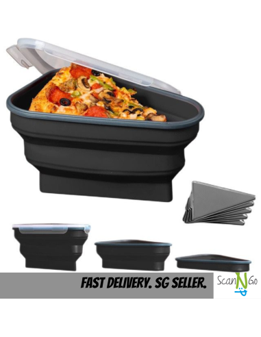 Silicone Pizza Pack Reusable Storage Container...