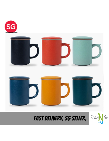 Nordic Inspired Design TEA CUP Mug with Filter...