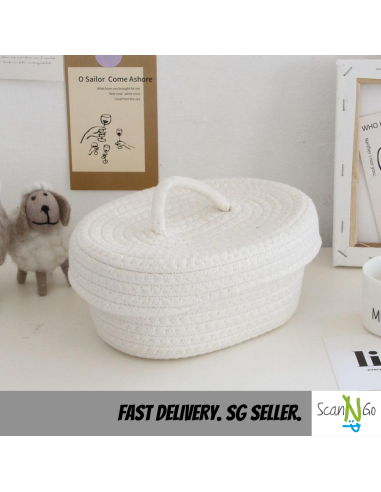Nordic Style Woven Storage Organiser BASKET...