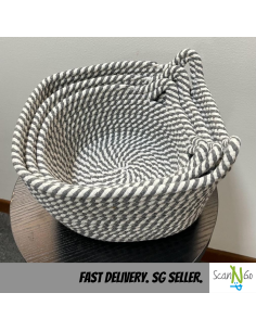 Nordic Style Cat Lovers Ears Shaped Woven Storage... 2