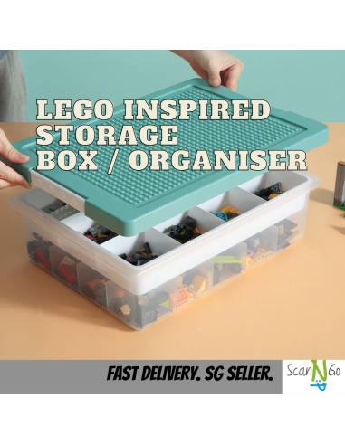 LEGO Inspired STORAGE Box For Toys Organiser...