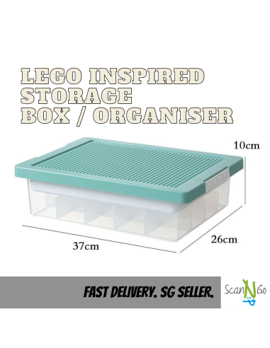 LEGO Inspired STORAGE Box For Toys Organiser...