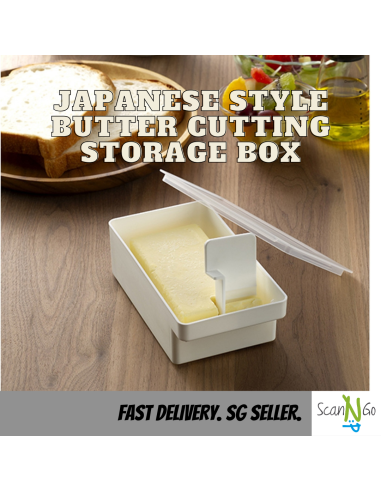 Japanese Butter Cutting Storage Box With Lid...