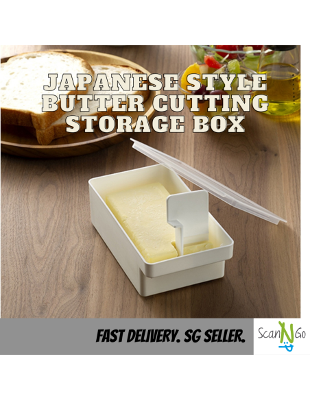 Japanese Butter Cutting Storage Box With Lid Cheese Container Fresh-Keeping Box