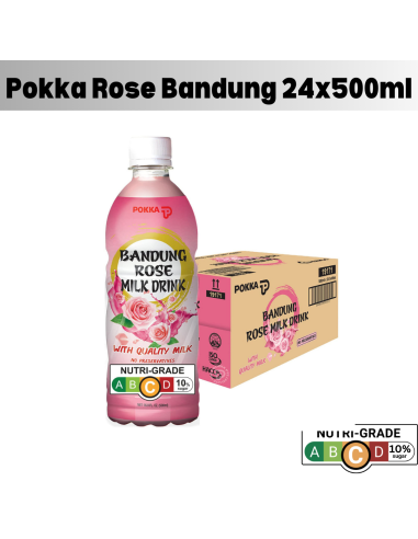 Pokka Premium Rose Bandung Bottle 24 X 500ml