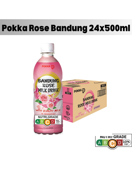 Pokka Premium Rose Bandung Bottle 24 X 500ml