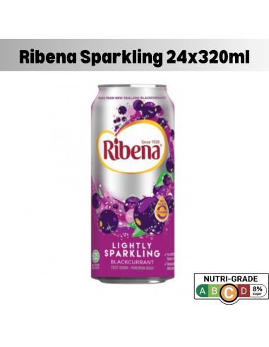 Ribena Sparkling Blackcurrant Cans 24 X 320ml