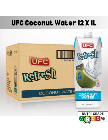 UFC Coconut Water 12 X 1L