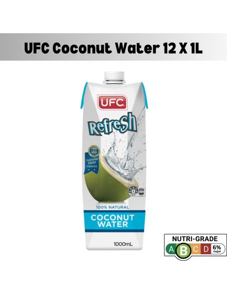 UFC Coconut Water 12 X 1L