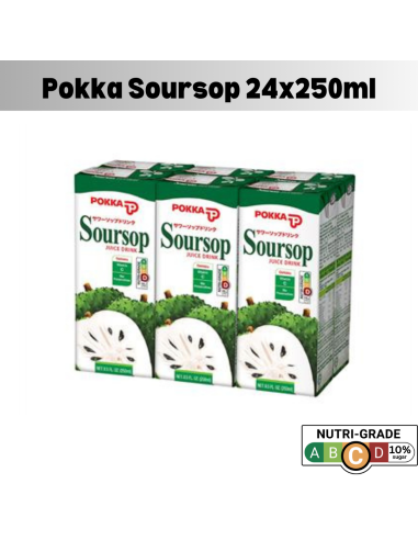 Pokka Soursop Packet 24 X 250ml