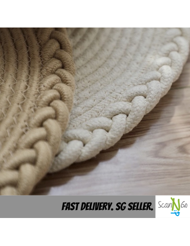 Doormat RUG Cotton Rope Woven Floor Mat...
