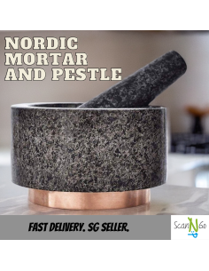 Mortar And Pestle Rose Gold Marble Grinder manual natural...