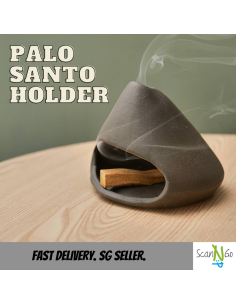 Ceramic Incense Burner holder Palo Santo Wood Burning...