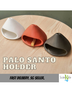 Ceramic Incense Burner holder Palo Santo Wood Burning... 2