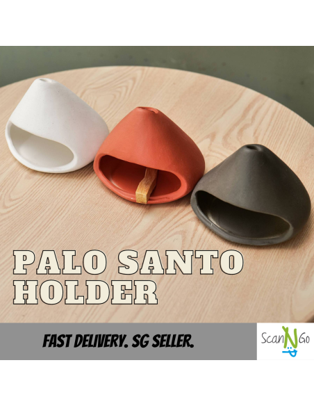 Ceramic Incense Burner holder Palo Santo Wood Burning Tray Aroma Matte Holder Ceramic Aromatheraphy