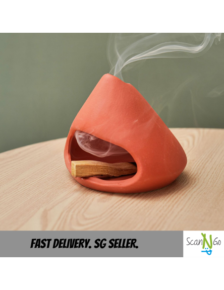 Ceramic Incense Burner holder Palo Santo Wood Burning Tray Aroma Matte Holder Ceramic Aromatheraphy