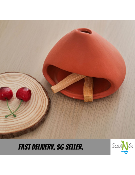 Ceramic Incense Burner holder Palo Santo Wood Burning Tray Aroma Matte Holder Ceramic Aromatheraphy