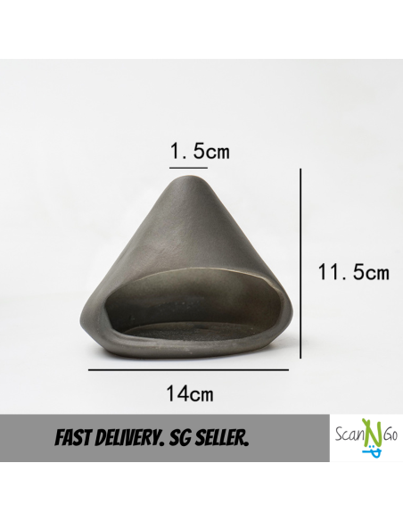 Ceramic Incense Burner holder Palo Santo Wood Burning Tray Aroma Matte Holder Ceramic Aromatheraphy